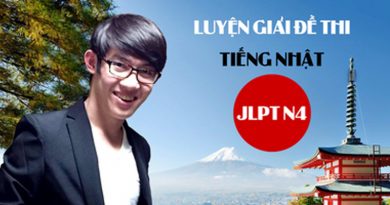 Luyện giải đề thi tiếng Nhật JLPT N4